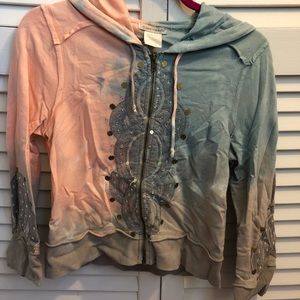 Cotton Candy Color Cropped Sweater